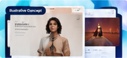 E-commerce website concept for a fashion brand